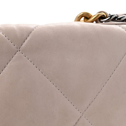Chanel Lambskin Quilted Medium Chanel 19 Flap Light Pink 14 of 16