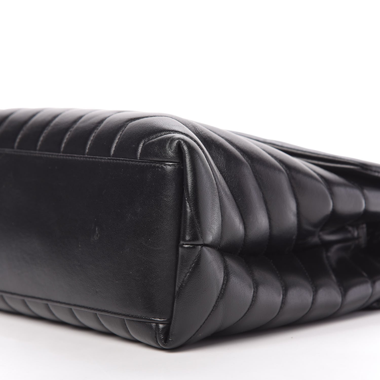 Saint Laurent Calfskin Y Quilted Monogram Medium Loulou Chain Satchel Black 7 of 10