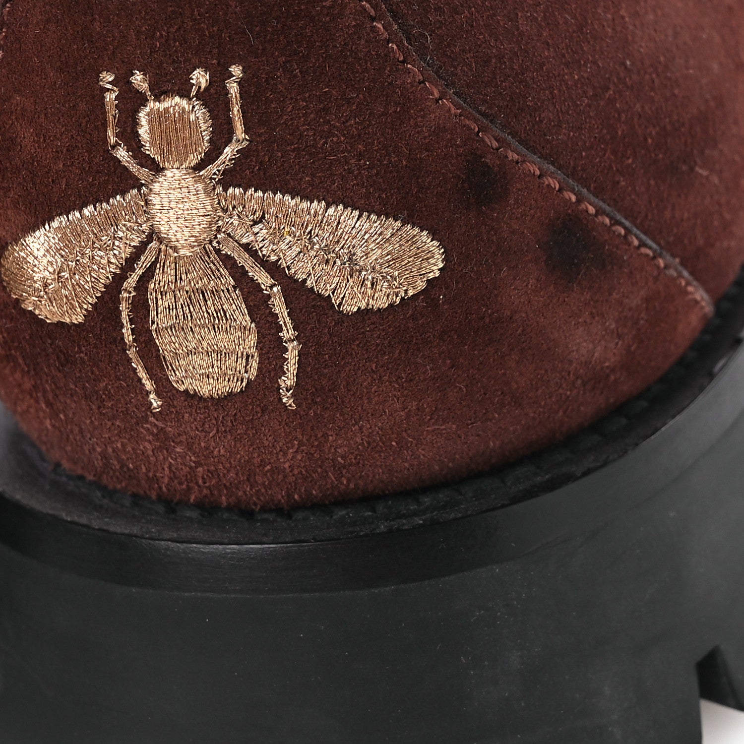 Gucci Suede Shearling Mens Harald Horsebit Ankle Boots 12 Light Brown Butterscotch 12 of 12