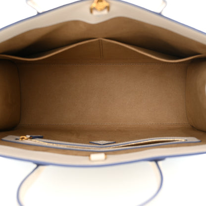 MCM Calfskin Gradation Monogram Large Munchen Tote Blue 5 of 10