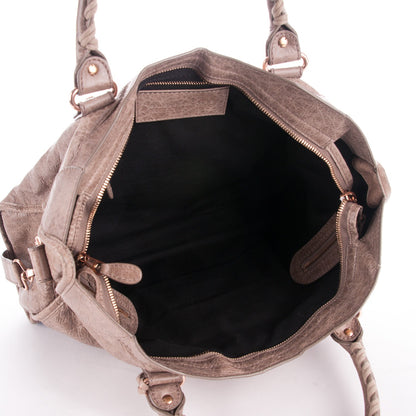 Balenciaga Agneau Giant 12 Rose Gold Hardware City Gris Poivre 5 of 8