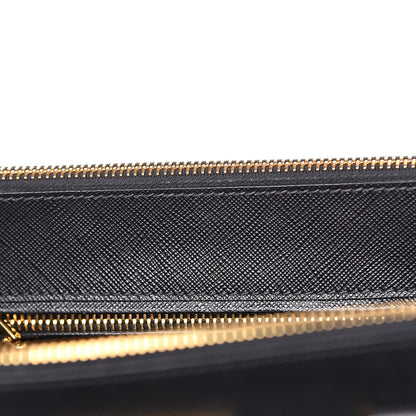 Prada Saffiano Small Galleria Double Zip Tote Black 6 of 15