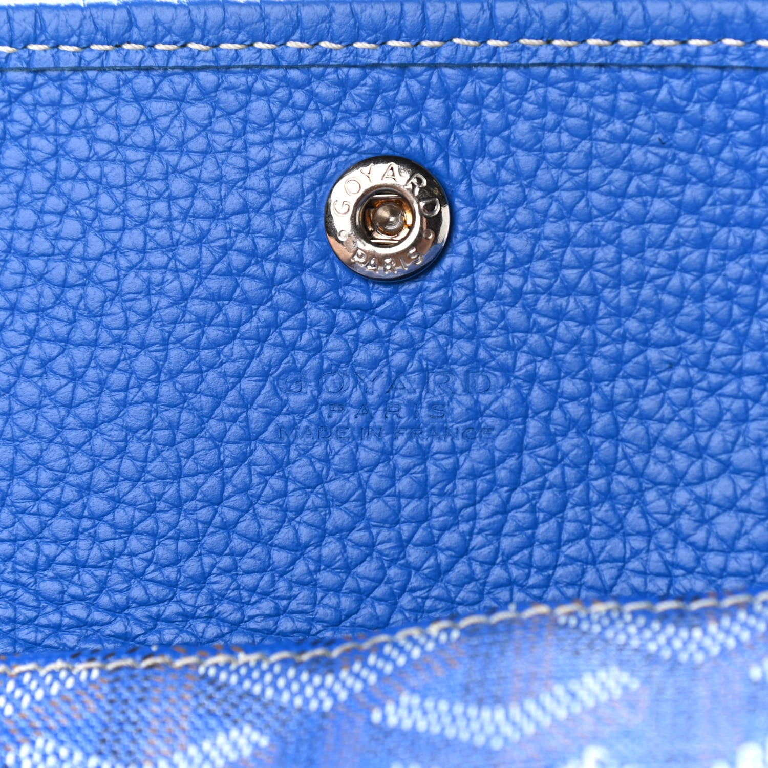 Goyard Goyardine Sac Hardy Pet Carrier PM Sky Blue 6 of 11