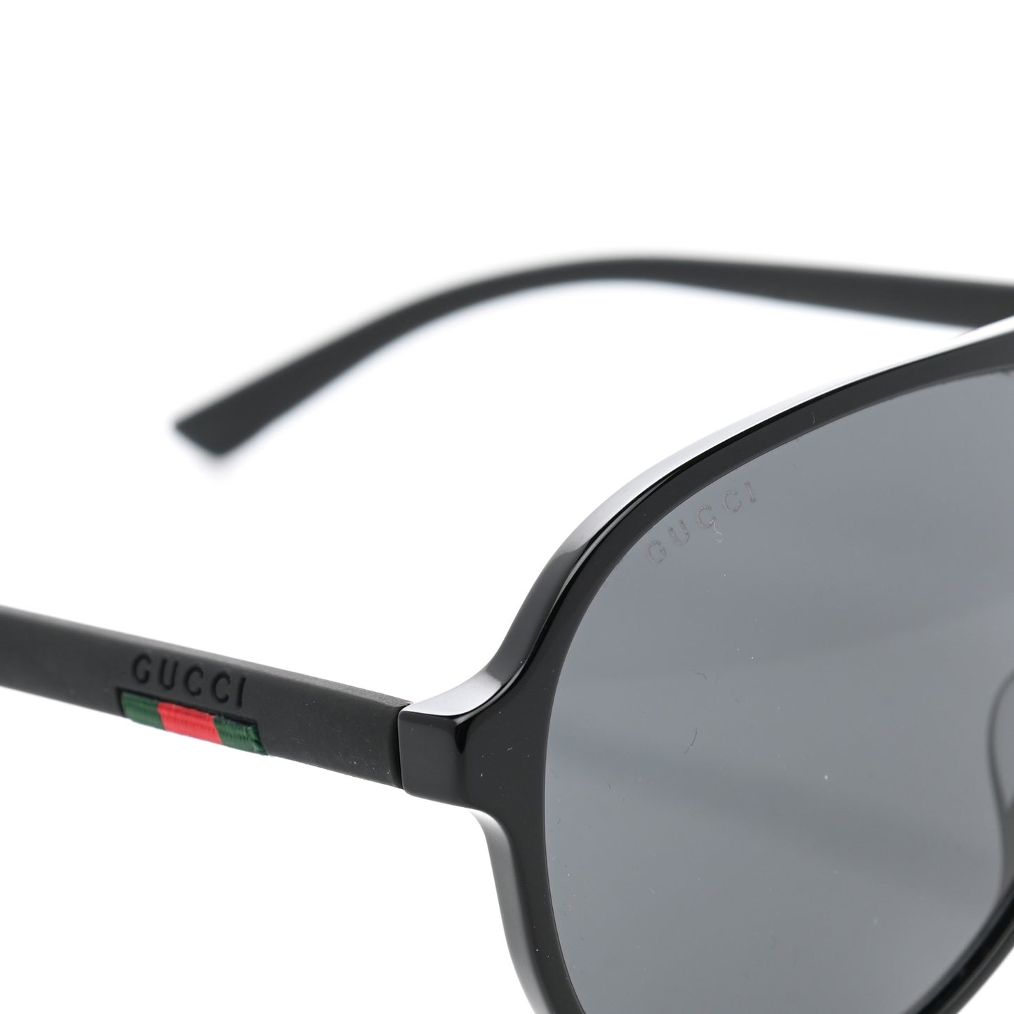 Acetate Web Aviator Sunglasses GG0423SA Black