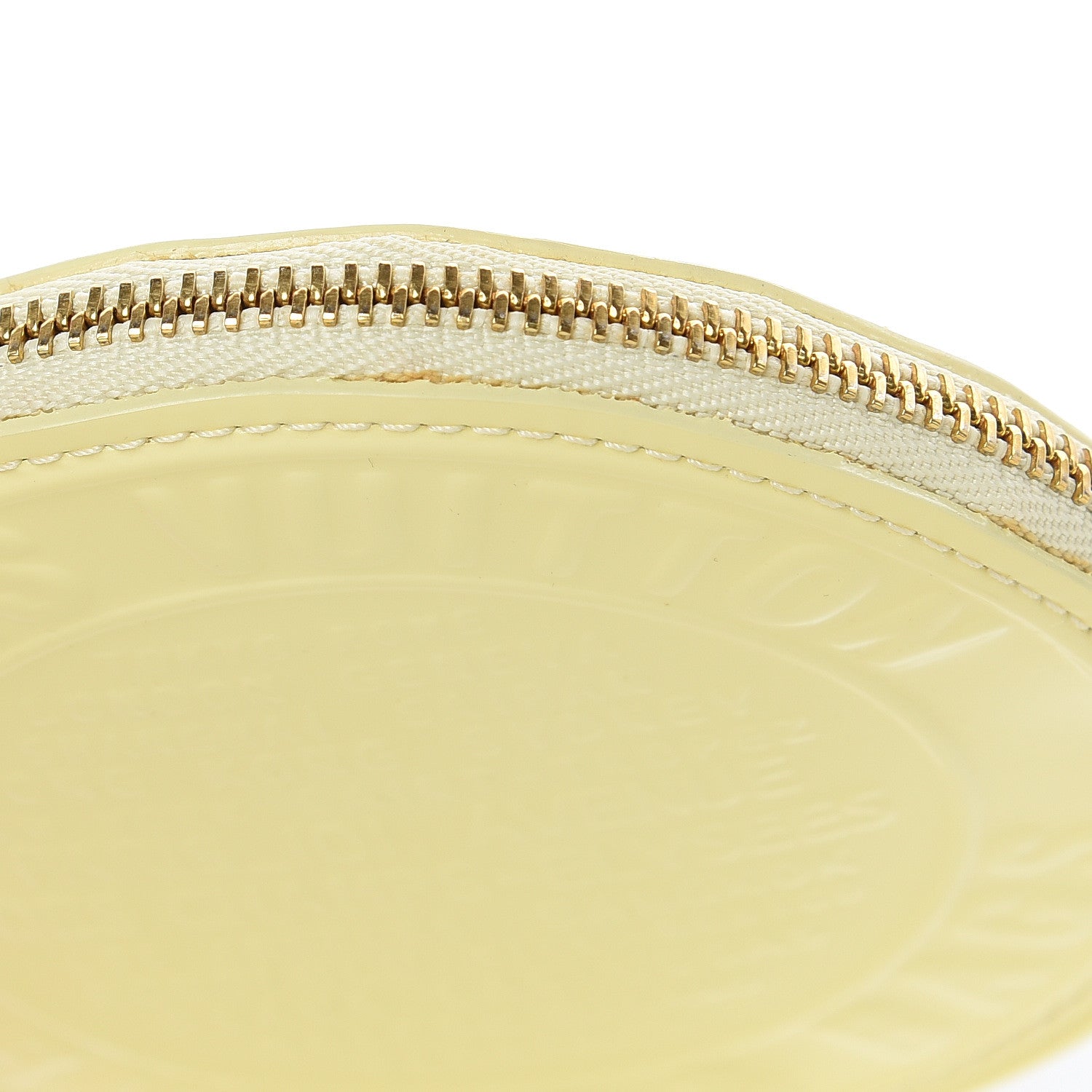 Louis Vuitton Vernis Trunks and Bags Porte-Monnaie Round Coin Purse Citrine 8 of 10