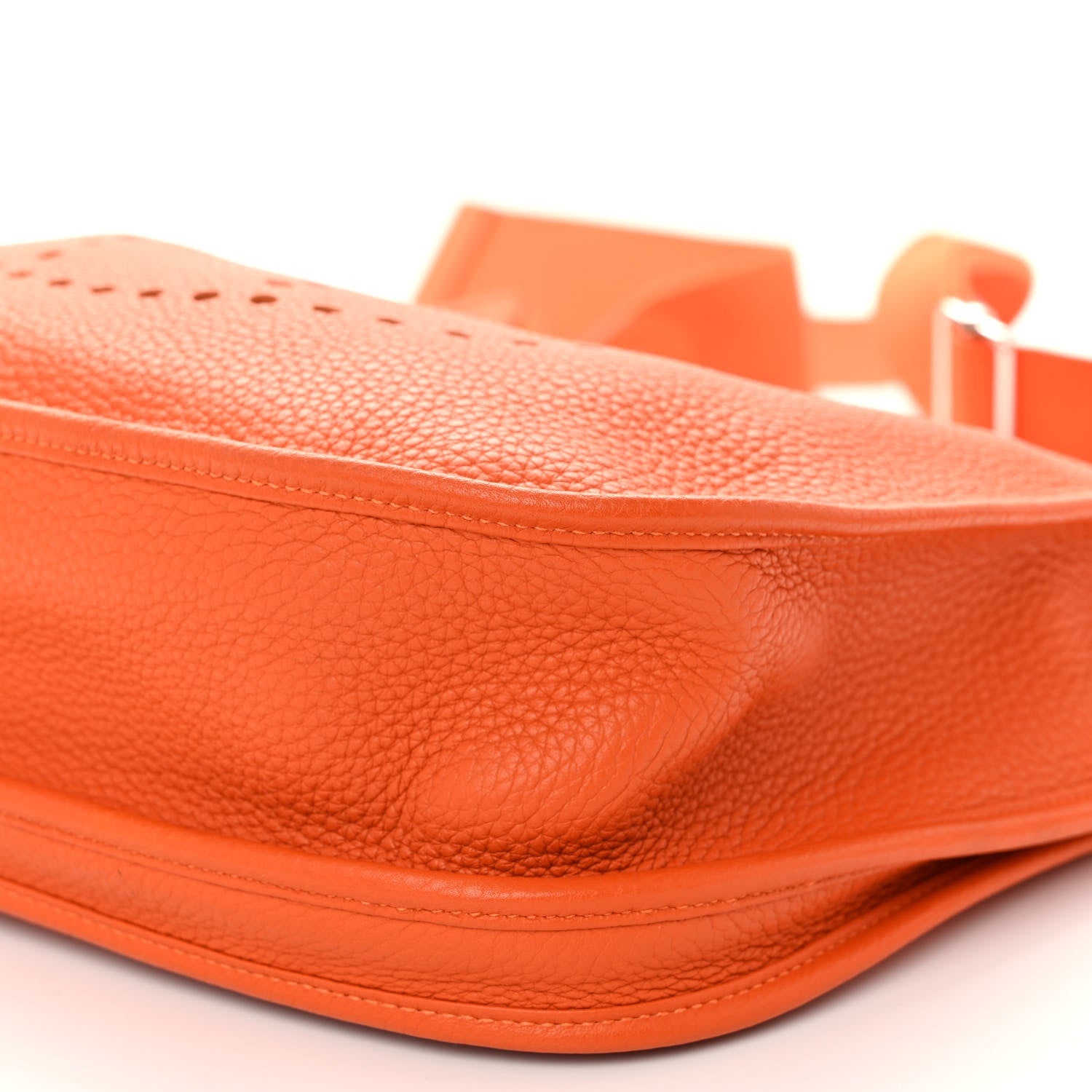 Hermes Taurillon Clemence Evelyne III GM Orange 10 of 10