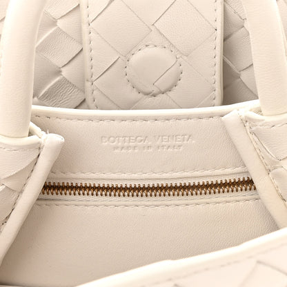 Bottega Veneta Nappa Intrecciato Small Andiamo Shoulder Bag White 6 of 10