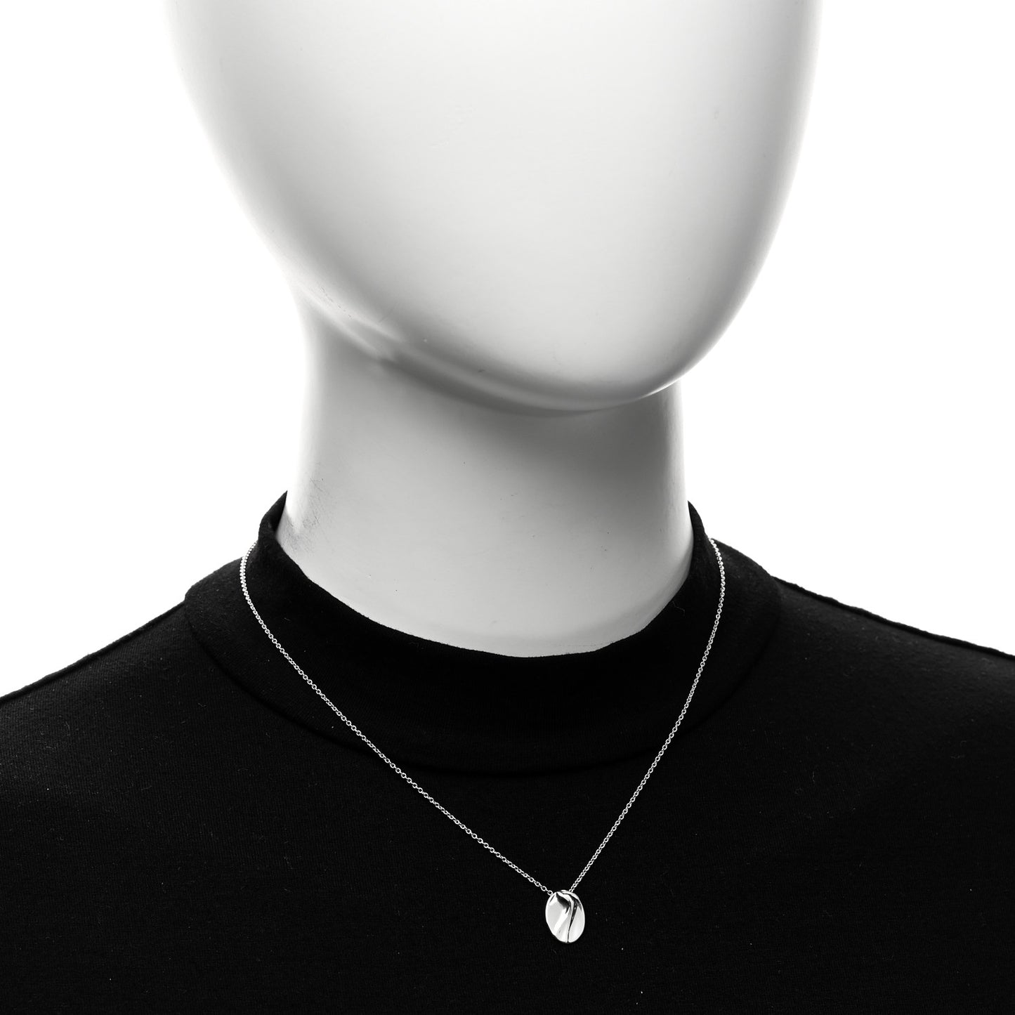 Sterling Silver Elsa Peretti Zodiac Aquarius Pendant Necklace