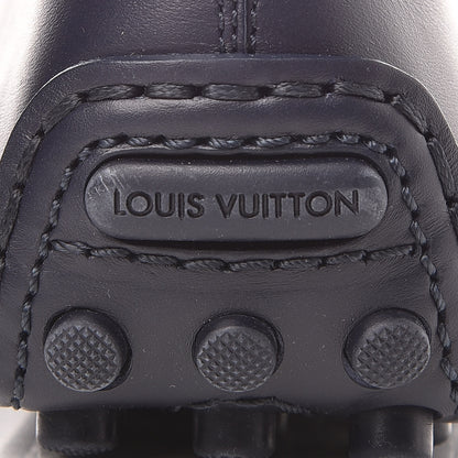 Louis Vuitton Calfskin Oxford Ballerina Flats 39 Navy 5 of 9