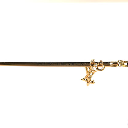 Louis Vuitton Metal LV Charm Cat Eye Sunglasses Z1720U Gold 5 of 8