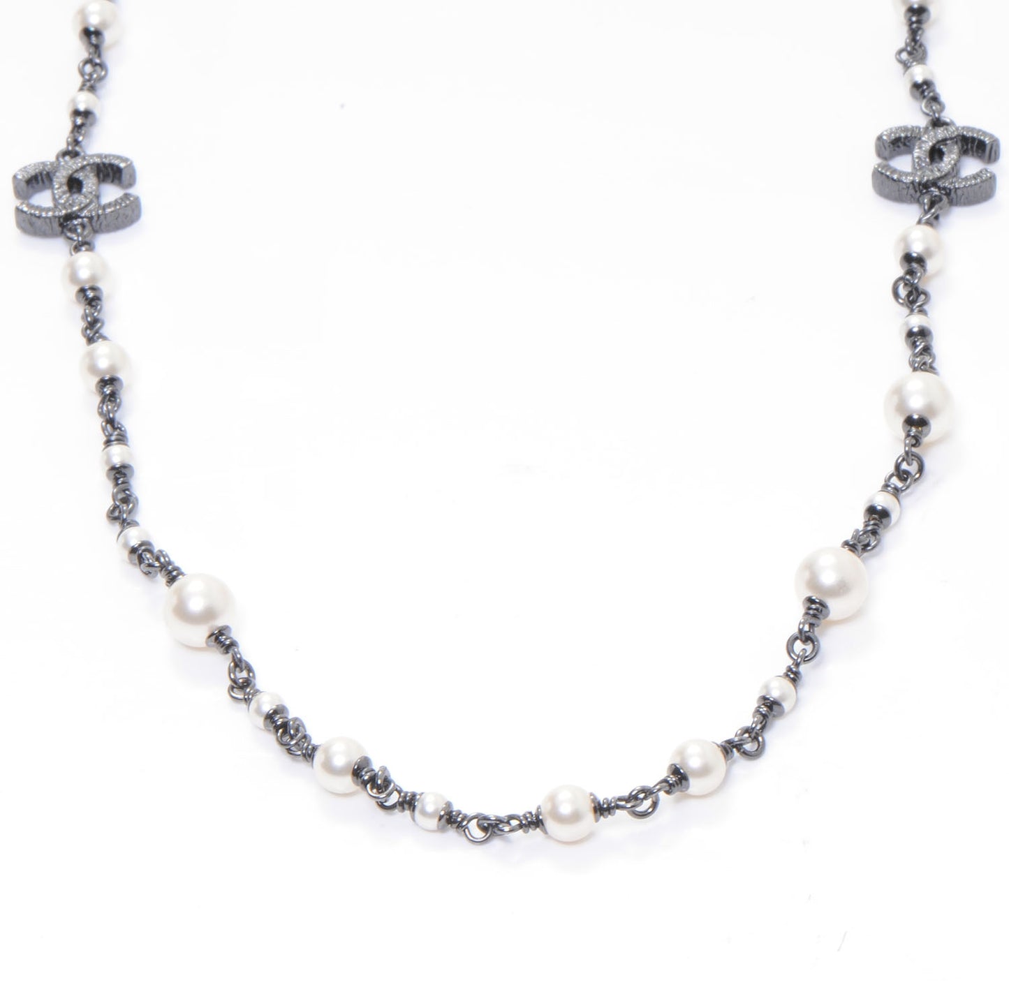 Pearl CC Necklace