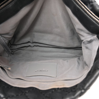 Chanel Calfskin Ultimate Stitch Shopping Tote Black 6 of 13