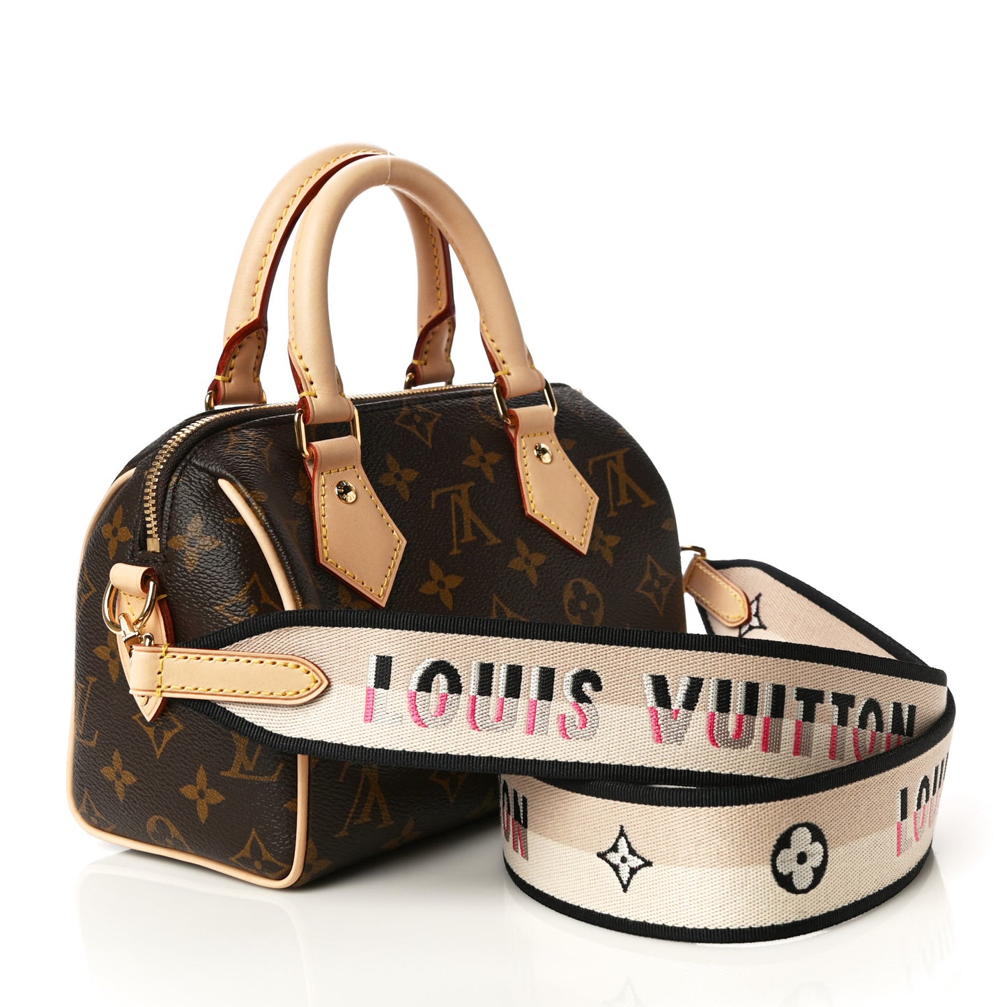 Monogram Speedy Bandouliere 20 Black