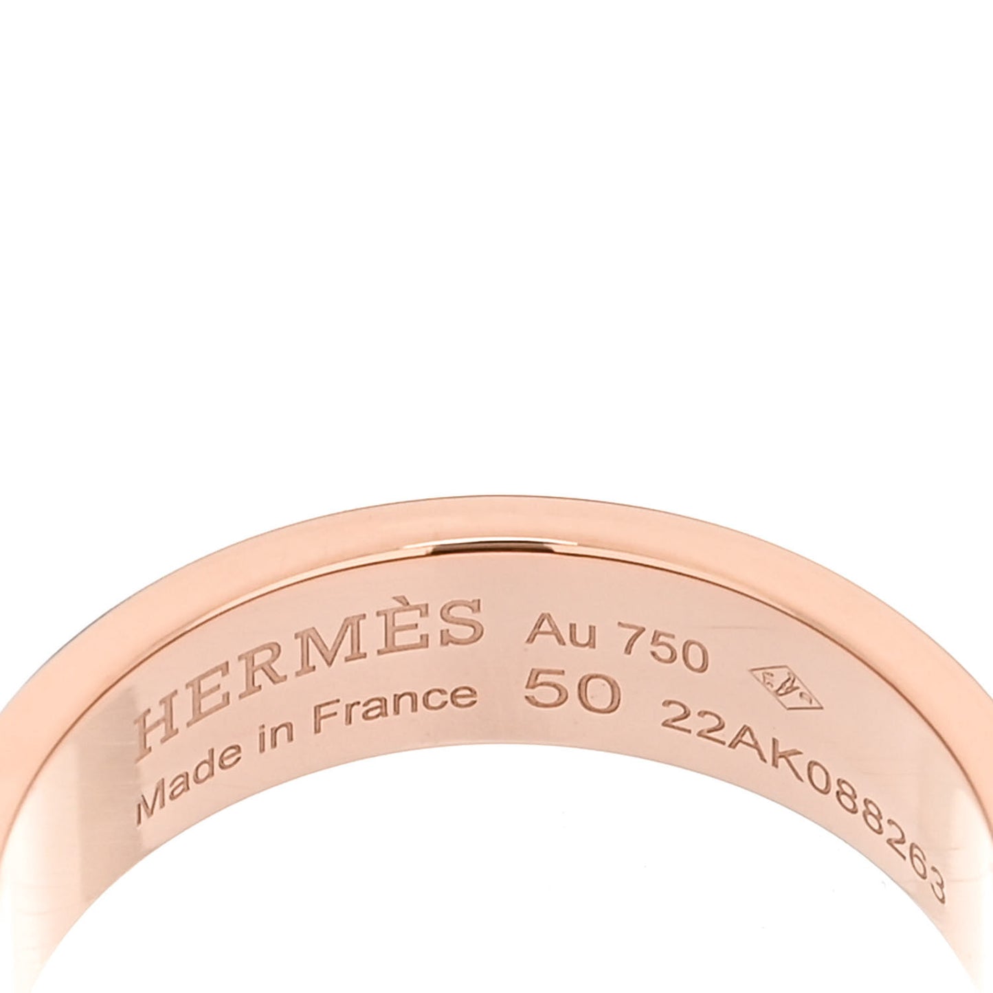 18K Rose Gold PM Collier De Chien Ring 50 5.25