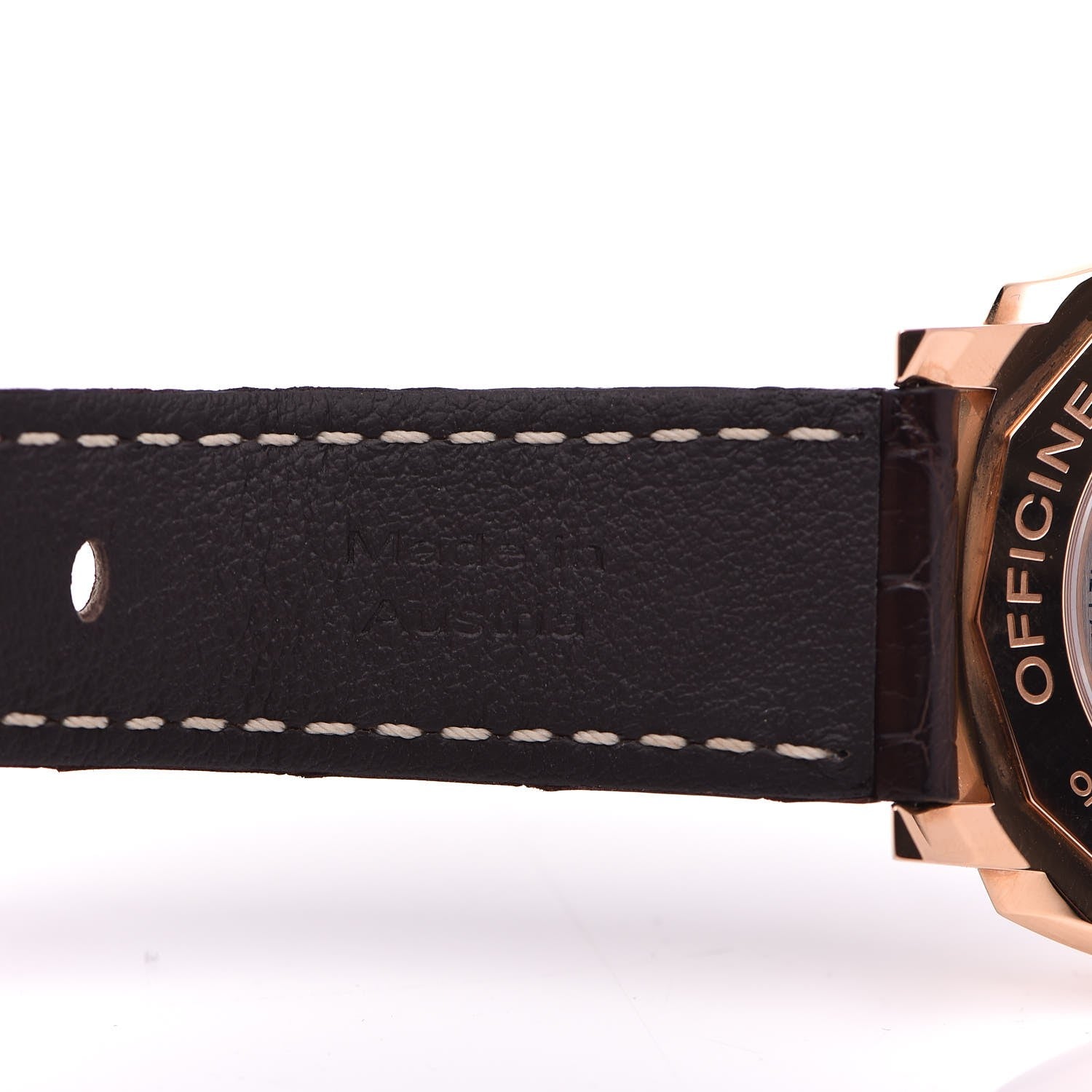 Panerai 18K Rose Gold Alligator 42mm Radiomir 1940 ORO Rosso Automatic Watch Brown PAM00513 11 of 15