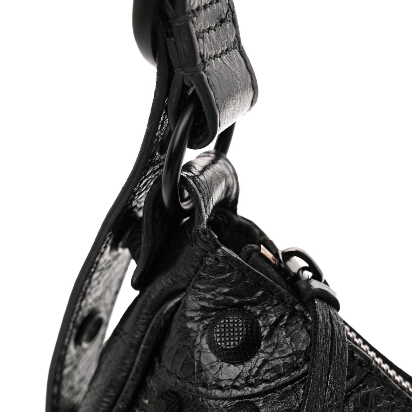 Agneau Arena Le Cagole Shoulder Bag XS Black