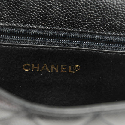 Chanel Caviar Quilted Mini Square Flap Black 7 of 9