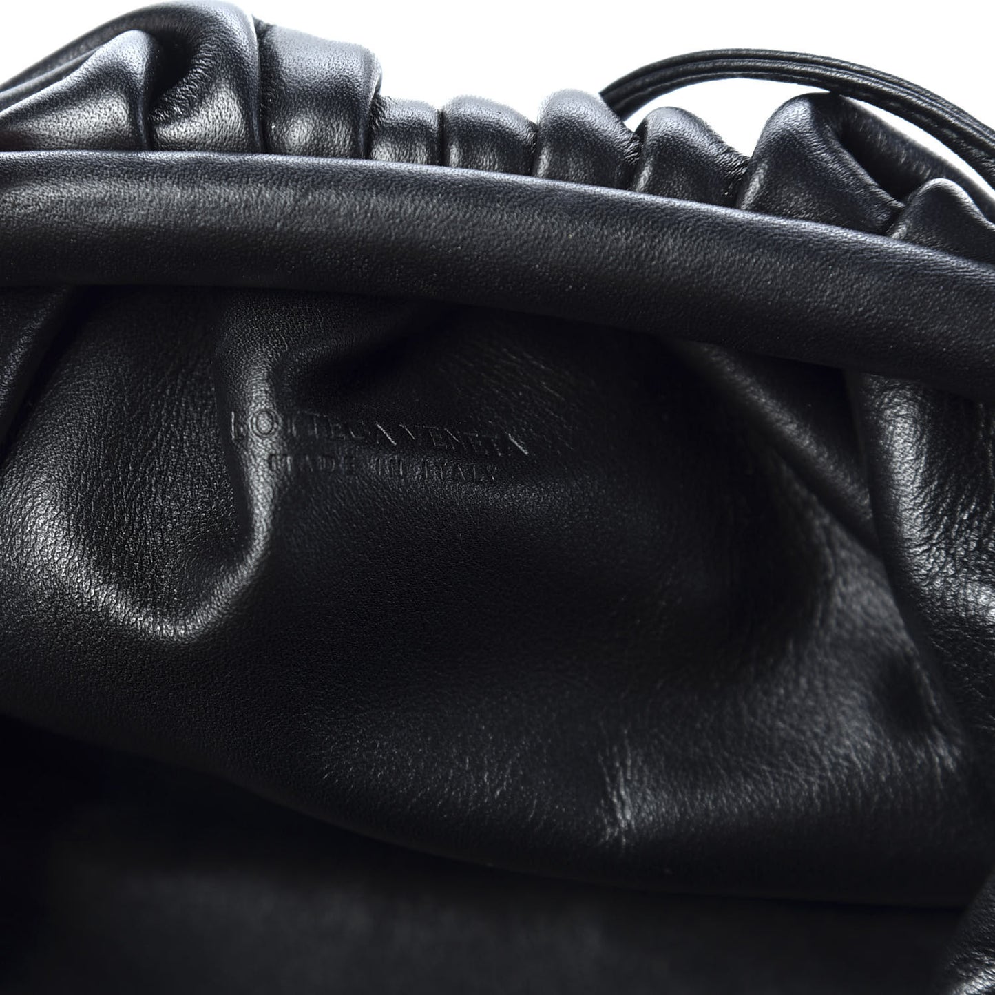 Butter Calfskin The Mini Pouch Black