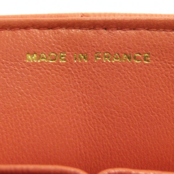 Chanel Lambskin East West Chocolate Bar Classic Flap Red 10 of 12