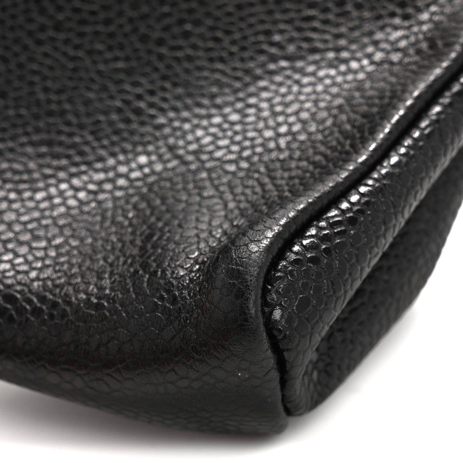 Chanel Caviar Timeless CC Cosmetic Pouch Black 13 of 13