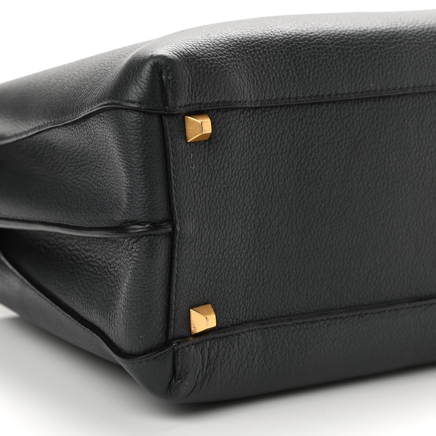 MCM Grained Calfskin Medium Milla Tote Phantom Grey 11 of 16