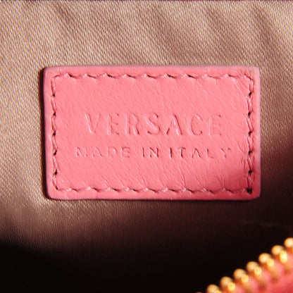 Versace Leather Microvanitas Quilted New Icon Handbag Pink 7 of 11