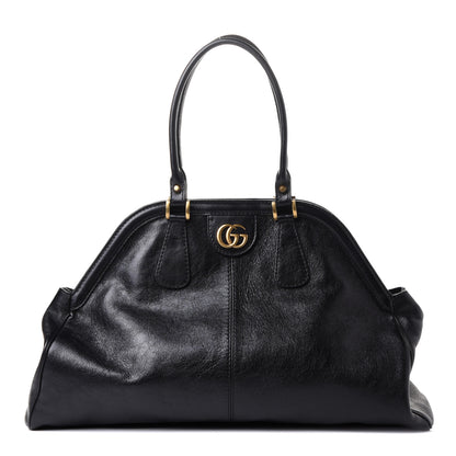Gucci Calfskin Large Re(Belle) Top Handle Bag Black 1 of 13