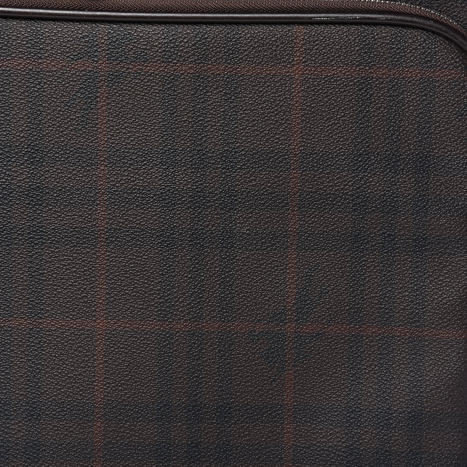Burberry Smoked Haymarket Check Carry-On Suitcase Chocolate 15 of 15