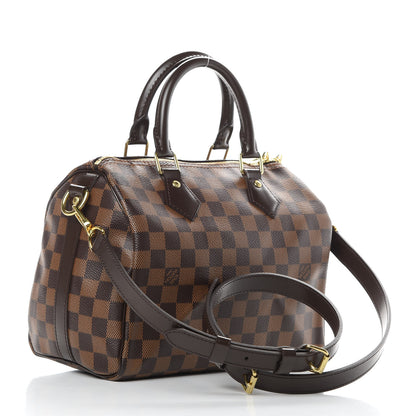 Louis Vuitton Damier Ebene Speedy Bandouliere 25 3 of 10
