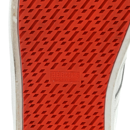 Hermes Epsom Womens Boomerang Sneakers 41 White 10 of 11