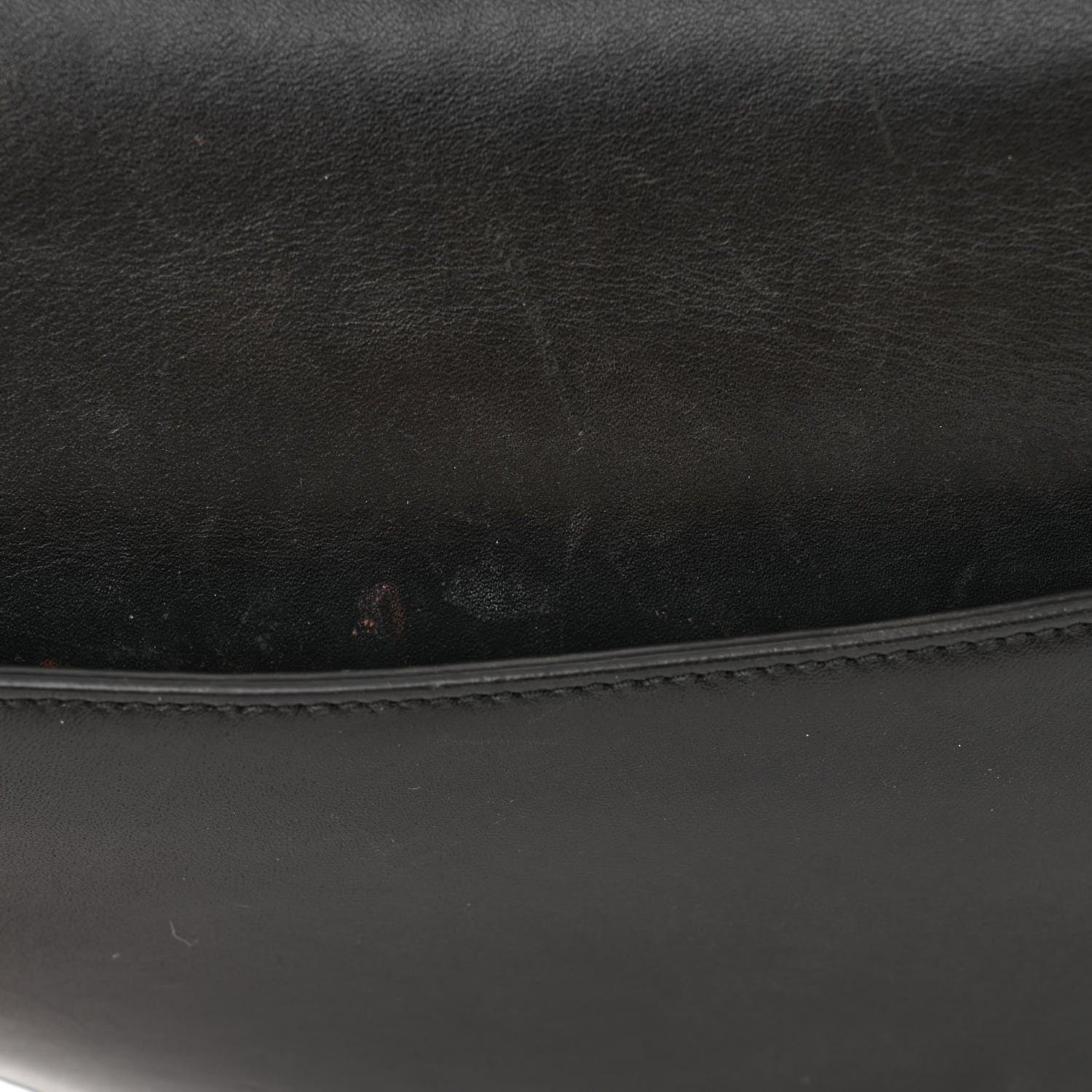 Christian Dior Calfskin Saddle Bag Black 11 of 12