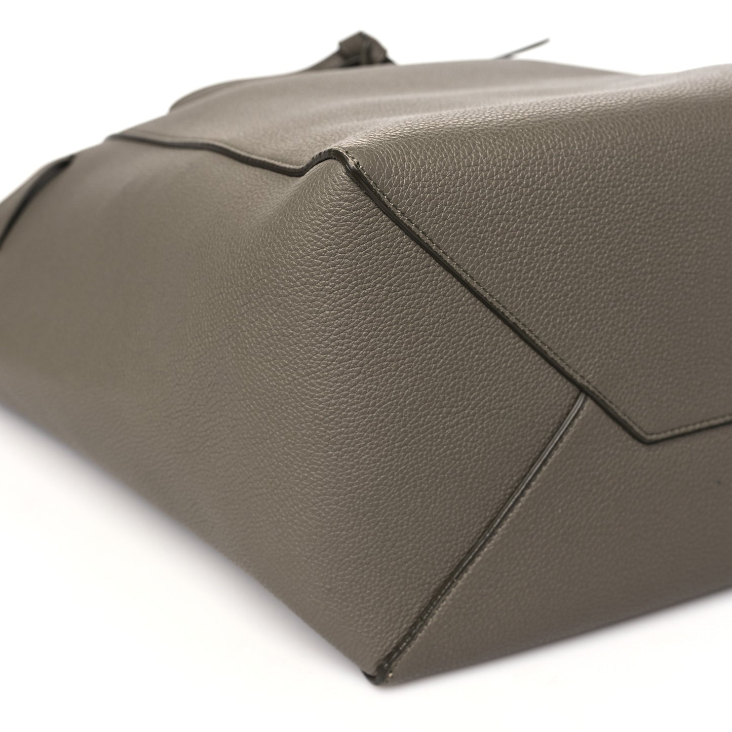 Soft Grained Calfskin Small Belt Cabas Phantom Taupe
