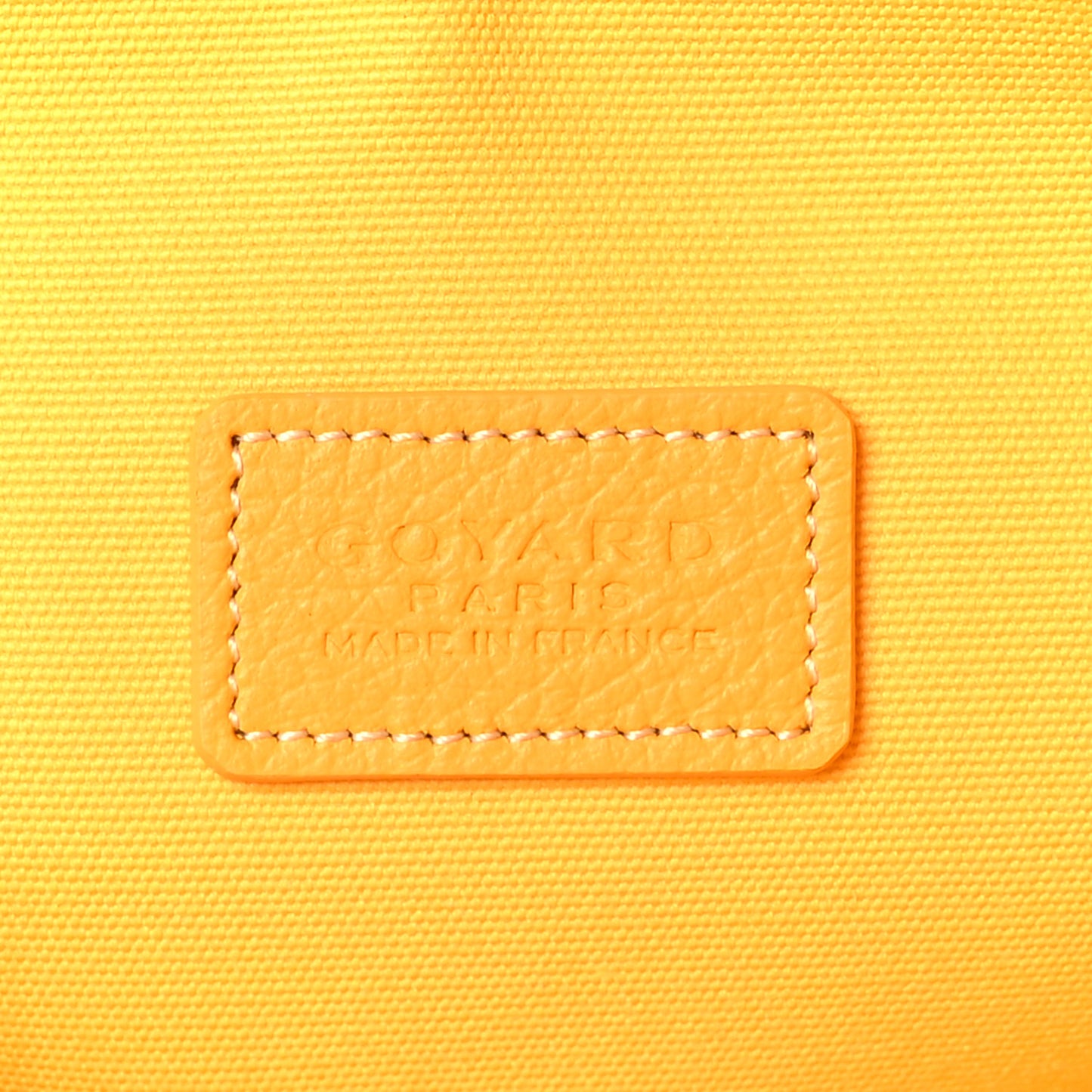Goyardine Vendome Toiletry Pouch Yellow