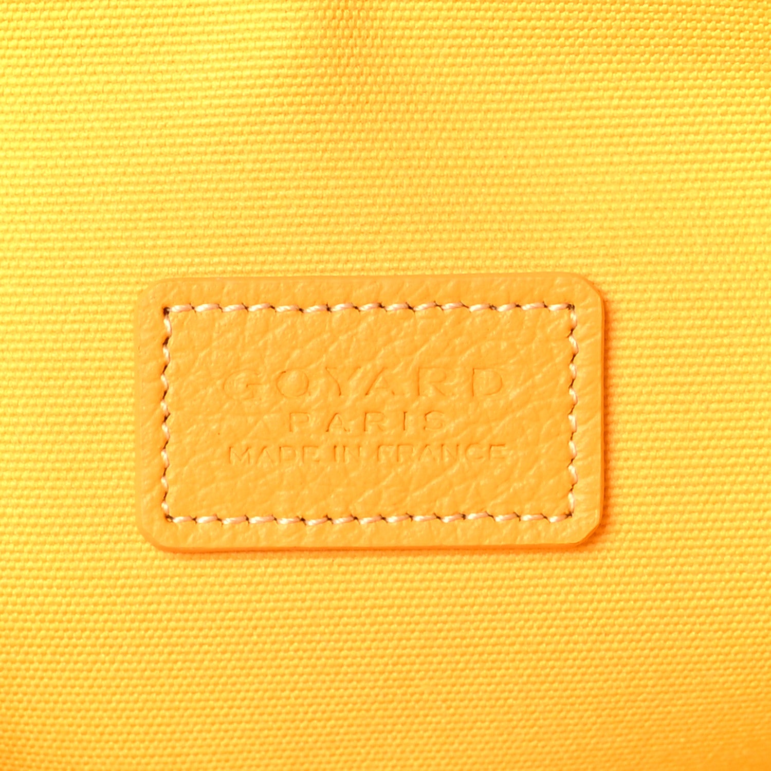 Goyard Goyardine Vendome Toiletry Pouch Yellow 6 of 8