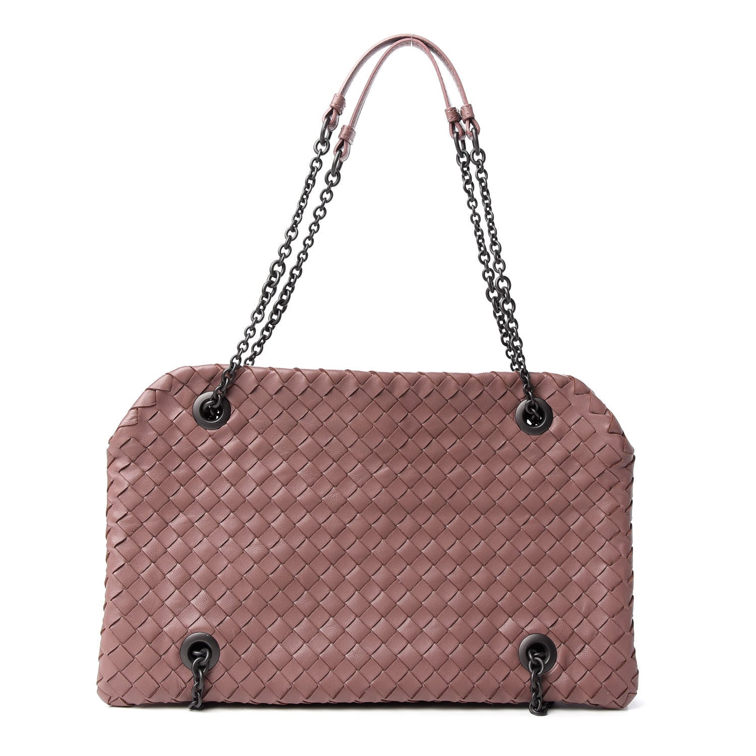 Bottega Veneta Nappa Intrecciato Duo Dusty Rose 1 of 8