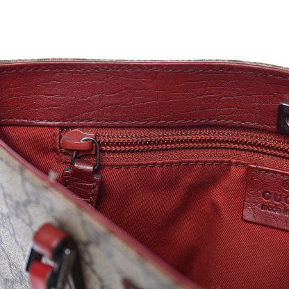 Gucci GG Plus Monogram Vertical Tote Red 11 of 24