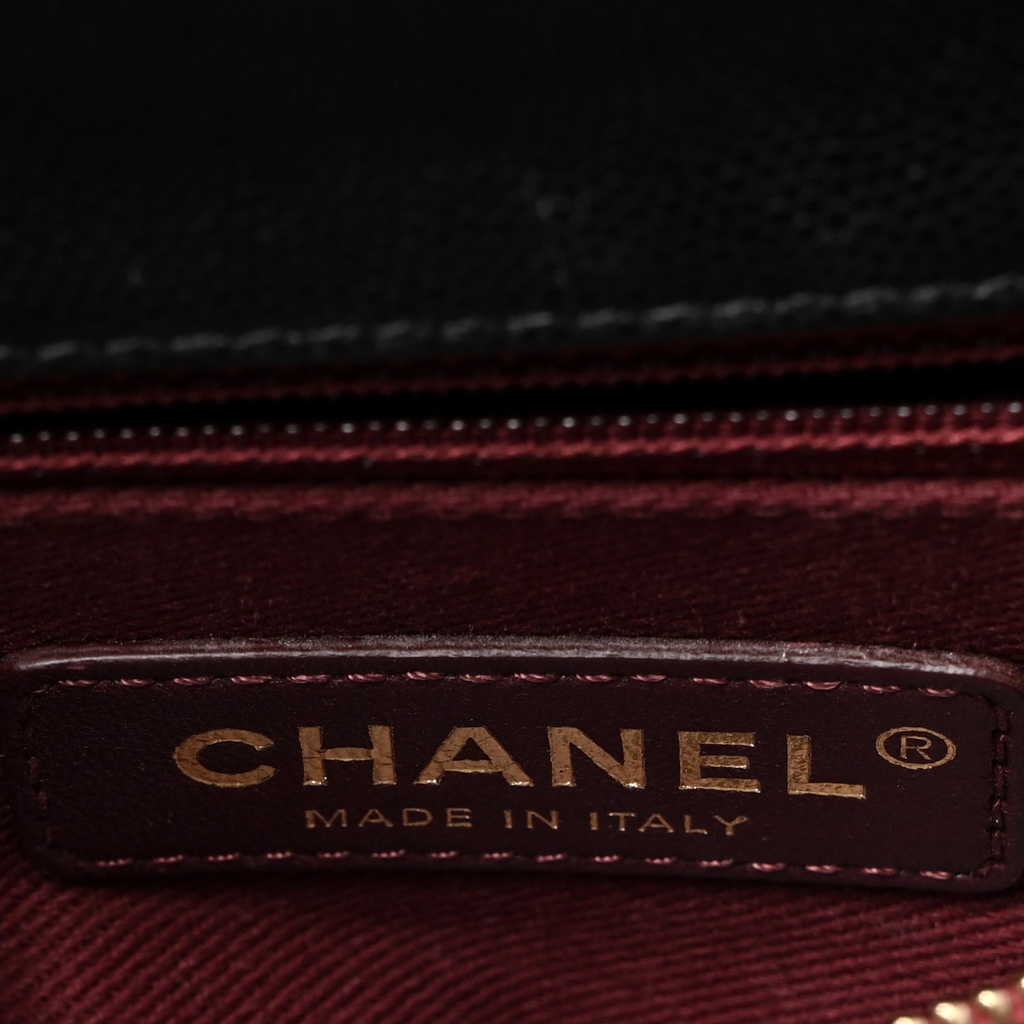 Caviar Quilted Small Coco Handle Flap Black
