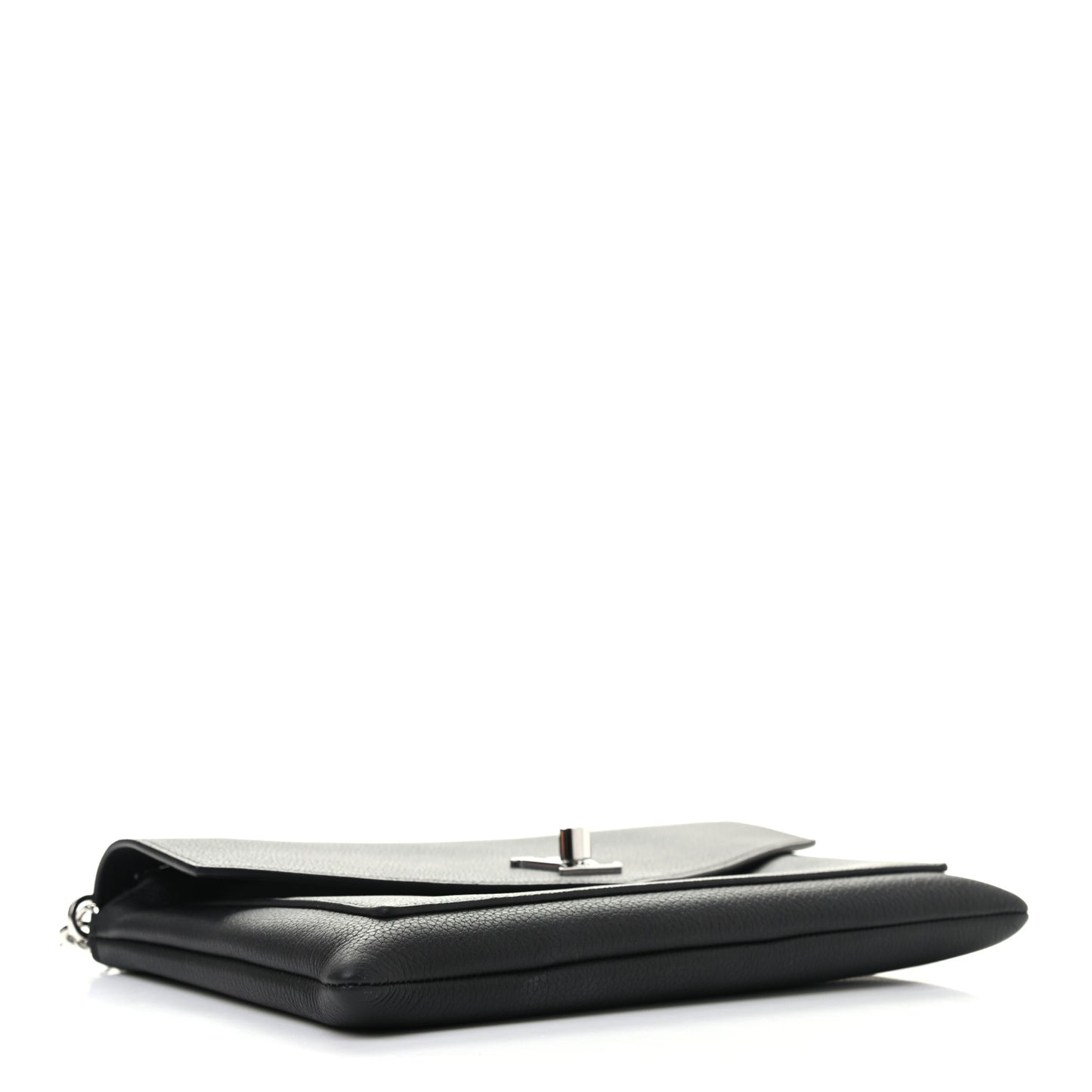 Soft Calfskin My Lockme Pochette Black
