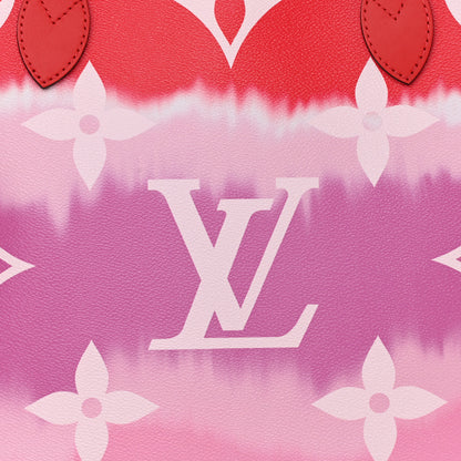 Louis Vuitton Monogram Escale Neverfull MM Rouge 8 of 10