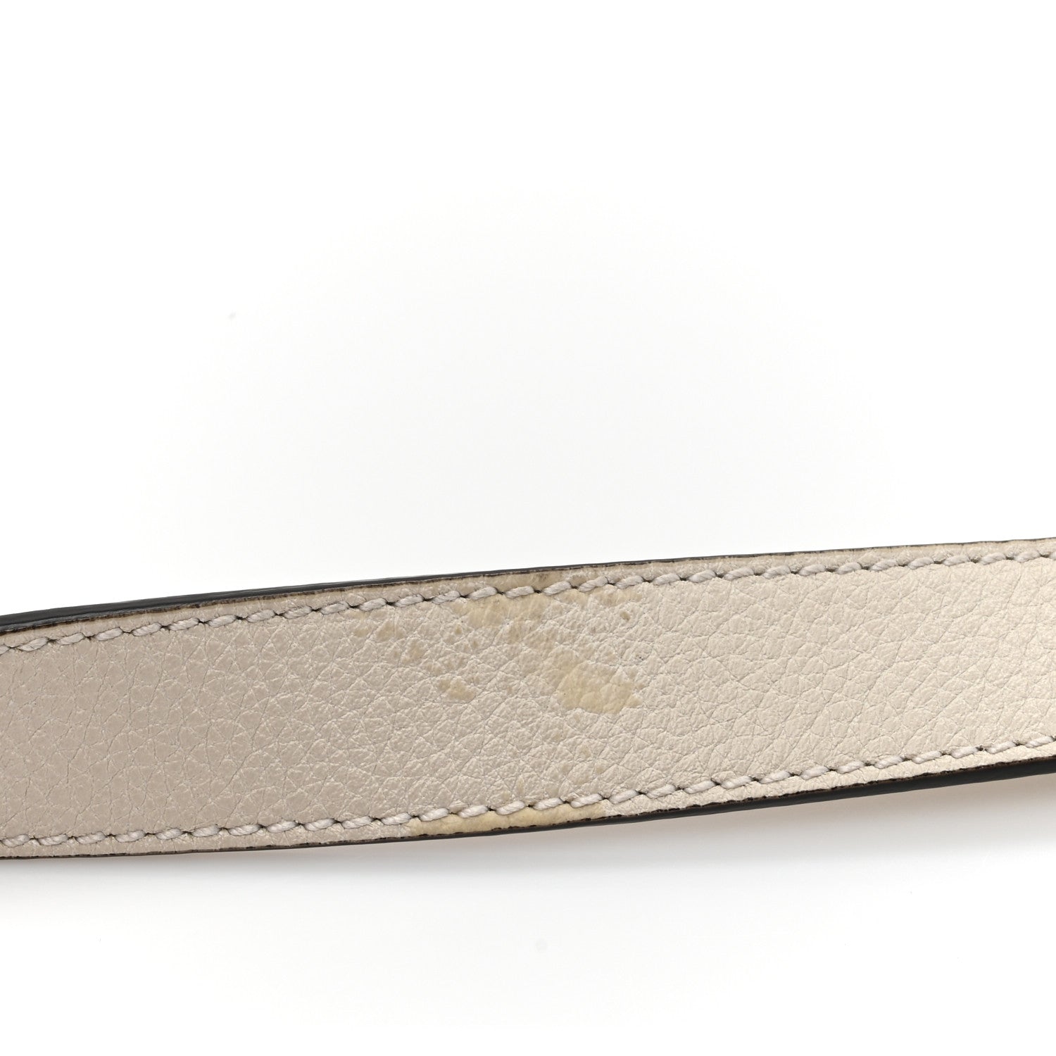 Gucci Grained Calfskin Logo Half Moon Hobo White 13 of 13