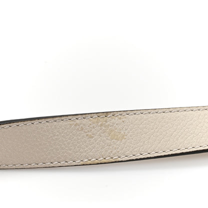 Gucci Grained Calfskin Logo Half Moon Hobo White 13 of 13