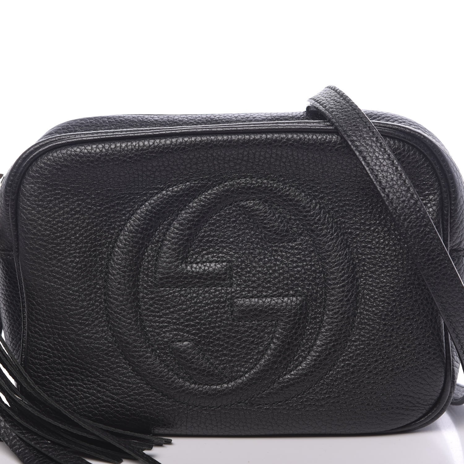 Gucci Pebbled Calfskin Small Soho Disco Bag Black 13 of 13