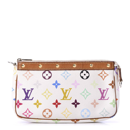 Louis Vuitton Monogram Multicolor Pochette Accessories White 1 of 10