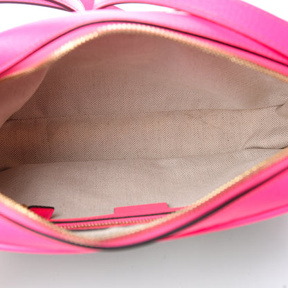 Gucci Canvas Flora Floral Shoulder Bag White Fuchsia Fluo 4 of 9