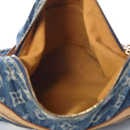 Louis Vuitton Monogram Denim Baggy PM Blue 5 of 17