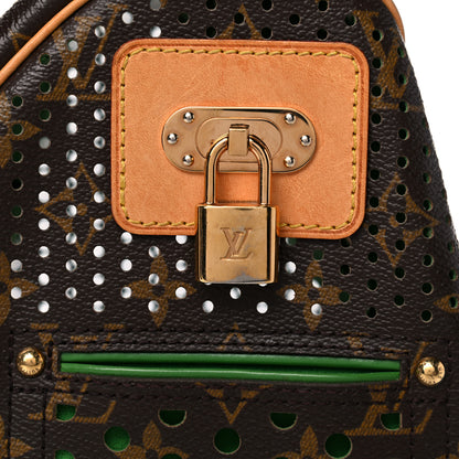 Louis Vuitton Monogram Perforated Speedy 30 Green 19 of 25