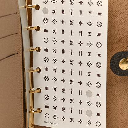 Louis Vuitton Monogram Complice Trunks and Bags Small Ring Agenda Cover Beige 9 of 10
