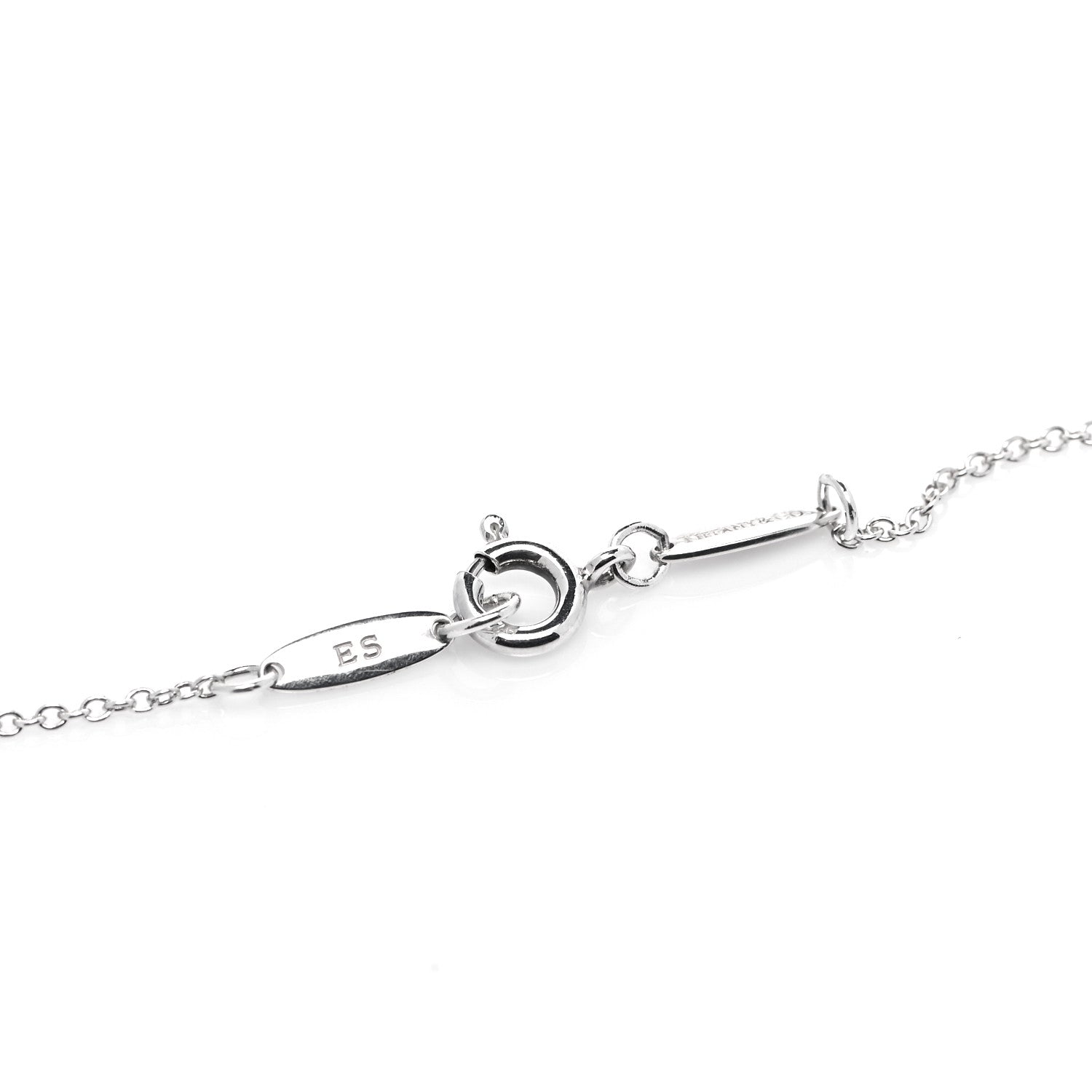 Tiffany Sterling Silver Turquoise Heart Pendant Necklace 4 of 5