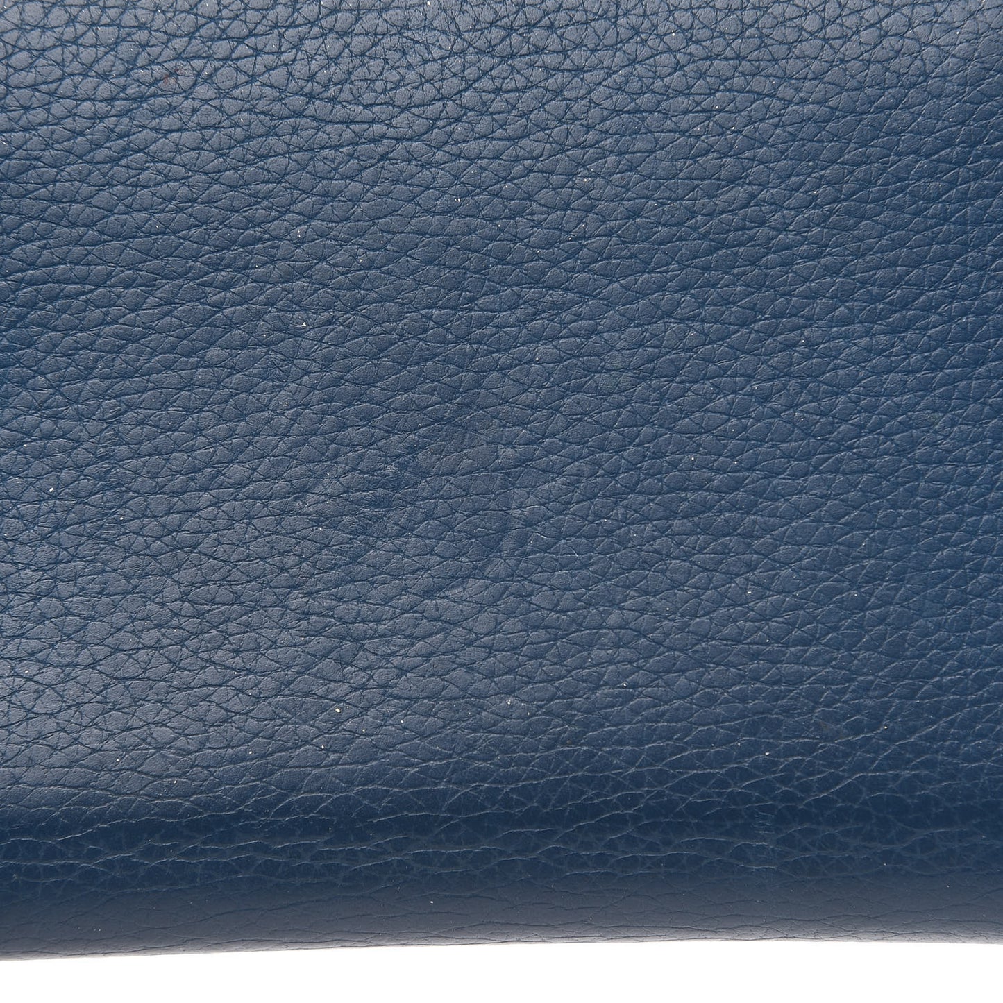 HOMME Grained Calfskin Zip Around Wallet Blue