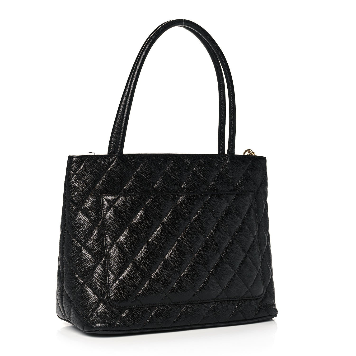 Chanel Caviar Quilted Medallion Tote Black 3 of 19
